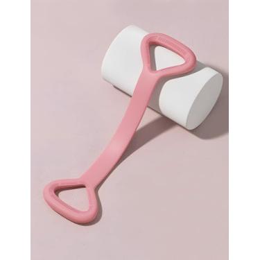 Imagem de 1 pacote com 8 faixas de resistência, braço traseiro ombro exercício corda elástica faixa de fitness, pé, perna, esticador de mão, exercitador de braço para ioga, pilates, alongamento fisioterapia