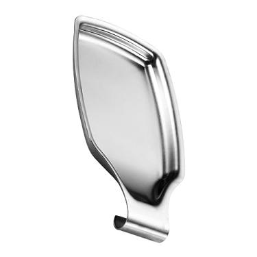 Imagem de Phefop Descanso de Colher para Balcão de Cozinha, Aço Inoxidável 304, Design Quadrado Com Recursos que Economizam Espaço, Ideal para Conchas, Espátulas e Utensílios Em Balcões (Prata)