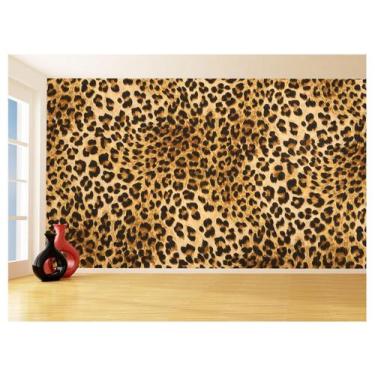 Imagem de Papel De Parede 3D Textura Estampa Animal Onça 3,5M Txt216 - Você Deco