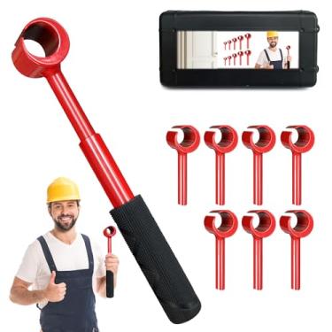 Imagem de Door Hinge Adjustment Tool Kit Door Gap Adjustment Tool for Precise Hinge Gap Adjustment Upgraded Hinge Gap Adjusting Wrench for Installation and Repair of Residential and Commercial-2