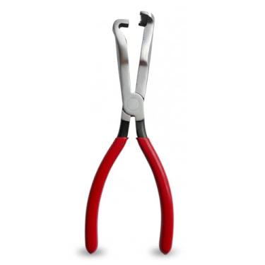 Imagem de Alicate de desconexão elétrica, ferramenta de remoção de separador de conector elétrico, ferramentas automotivas retas alicate de conector elétrico para plugues estilo aba de pressão, carros, kit de