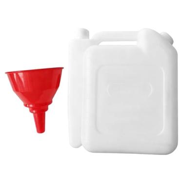 Imagem de Stgfyxgs Frasco medidor de proporção de óleo portátil com funil incluso, recipiente de reserva para óleo de motores dois tempos e motosserras, 4 L