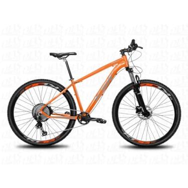 Imagem de Bicicleta Aro 29 KSW XLT 12V Freio Hidráulico Susp C Trava,17,Laranja e Cinza