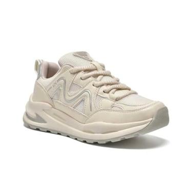 Imagem de Tênis Feminino Via Marte Casual Conforto Bege 38