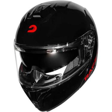 Imagem de Capacete Race Tech Signal Articulado, Preto, 56