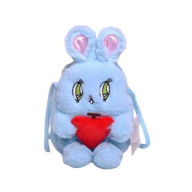 Imagem de Brinquedo de pelúcia Big Eye Rabbit Sitting Blue 24 cm