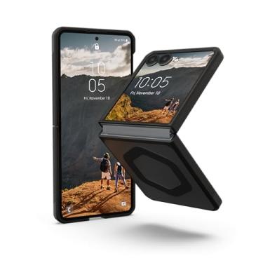 Imagem de URBAN ARMOR GEAR Capa UAG compatível com Samsung Galaxy Z Flip 7 Mouve - Capa protetora de grau militar transparente e resistente com carregamento magnético, cinza