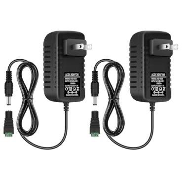 Imagem de Fonte de alimentação de 5 V, fonte de alimentação de LED CC 5 volts 3A 15W, conversor CA 100-240V CA para CC 5V, adaptador de tomada de parede para sistema de segurança de câmera CCTV de fita de luz