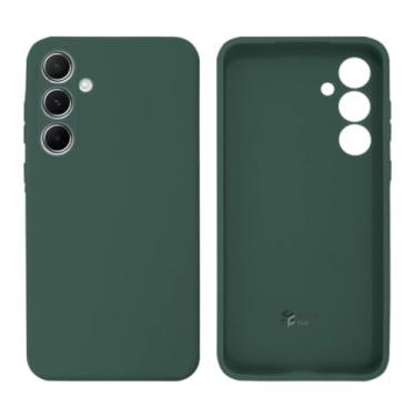 Imagem de Capa Case Compatível com Linha Galaxy A55 – Case Aveludada 3 Camadas Anti Impacto (Verde Militar)