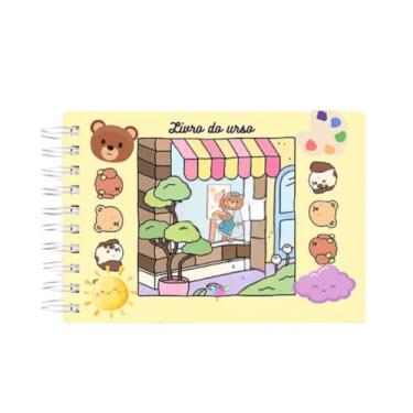 Imagem de Livro de Colorir Antistress 50 Páginas Desenhos Variados, Capa Dura, Relaxante e Criativo para Crianças e Adultos! (LIVRO AMARELO)