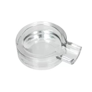 Imagem de Cinzeiro de vidro luxuoso, antiaderente e inquebrável, adicionando uma decoração elegante a casas e ocasiões especiais