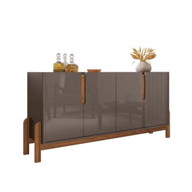 Imagem de Buffet  Lizz 1,70 Cinza Perola Cedro Casa D Movéis