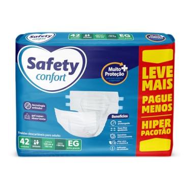 Imagem de Fralda Geriátrica Safety Hiperpacotão EG com 42 unidades