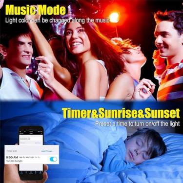 Imagem de YWBL-WH Faixa de Luz Led Usb, Tira de Luz de Fundo de Tv Com Mudança de Cor Rgb 5050 Com Design à Prova d'água para Decoração Interna e Externa (#15)