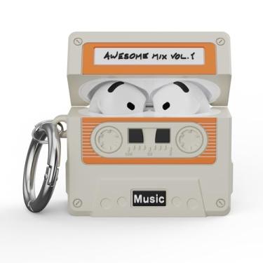 Imagem de Capa protetora de silicone para AirPods 4 sem fio (branca)