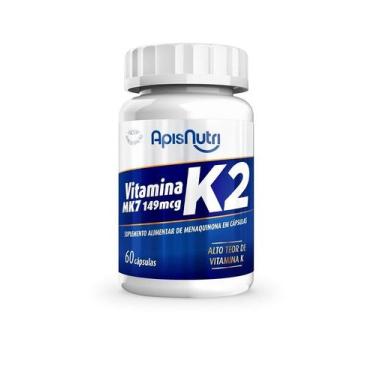 Imagem de Vitamina K2 MK7 (60 caps) - Padrão: Único - Apisnutri