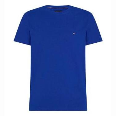 Imagem de Camiseta Tommy Hilfiger Stretch Slim Fit Tee Amarela-Masculino