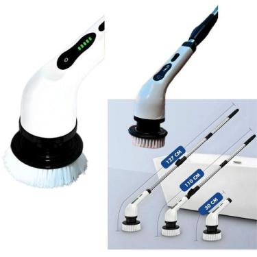 Imagem de Escova Giratória Elétrica para Limpeza de Superfícies - Esfregão Eletr