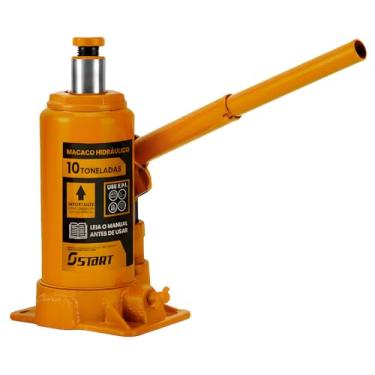 Imagem de Macaco Hidráulico Tipo Garrafa Start – 2T 3T 5T 10T 20T Automotivo Universal Portátil Compacto Reforçado para Carros, Utilitários e Caminhões (10TON)