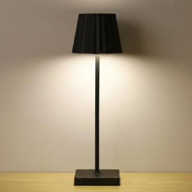 Imagem de Luminária LED de Mesa Touch Recarregável Sem Fio – Abajur Moderno