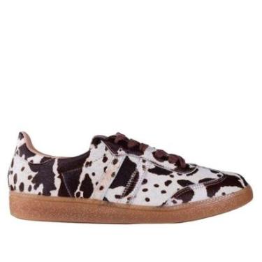 Imagem de Tênis Feminino Animal Print Zariff 2101-6665 Marrom/Branco-Feminino
