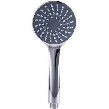 Imagem de Cabeça de chuveiro de alta pressão cromada quadrada para chuveiro de chuva bolsa de chuveiro pulverizador de economia de água cabeça de chuveiro