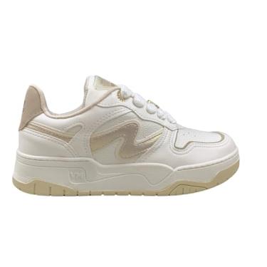 Imagem de Tênis Via Marte Feminino Casual 76-002 Branco/marfim