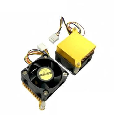 Imagem de 200 peças 5V 4020 ventilador placa gráfica ventilador com dissipador de calor 40 mm 40 x 40 x 20 mm 4020 ventilador de refrigeração 4 pinos