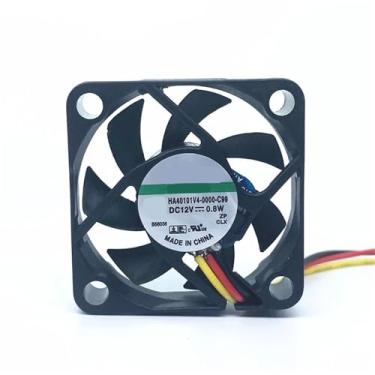 Imagem de 1 peça Ventilador de refrigeração DC12V 0,8W 40x40x10mm 4CM HA40101V4-0000-c99 Fonte de alimentação do ventilador da impressora 3D 3pin 2pin (XH2.54 2PIN_NO RGB)