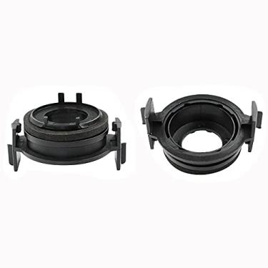 Imagem de YUNPICAR H7 LED farol retentor lâmpada adaptador base suporte soquete para B-M-W série 3 E46, pacote com 2