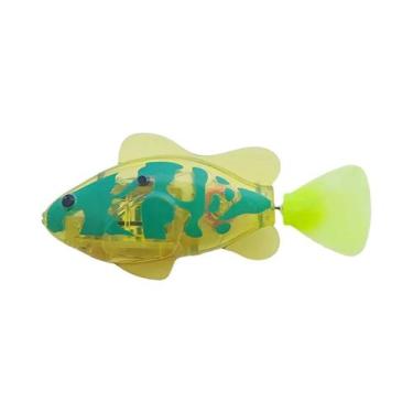 Imagem de Robô Peixe Eletrônico Com Luz LED Para Banho, Brinquedo Aquático Para 