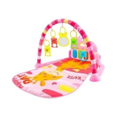 Imagem de Tapete De Atividades Para Bebês Recém-Nascidos Com Piano Musical E Ped