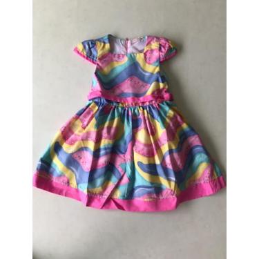 Imagem de Vestido infantil feminino estampado mon sucré