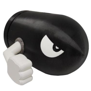 Imagem de Bullet Bill Mario Bala Canhão 3D Geek Porta Objeto - Pupa 3D
