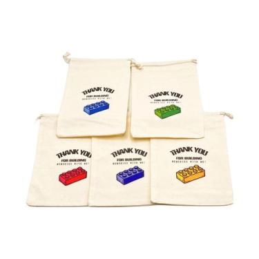 Imagem de Sacolas De Lembrancinhas Para Festa De Aniversário Infantil 5pcs Obrig