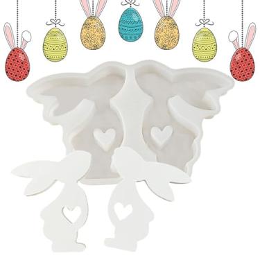 Imagem de Molde de Coelho - Ferramenta Reutilizável Antiaderente Para Velas,Moldes de Vela Adoráveis | Para Família, Amigos, Estudantes, Homens, Mulheres, Festa de Aniversário e Uso Doméstico