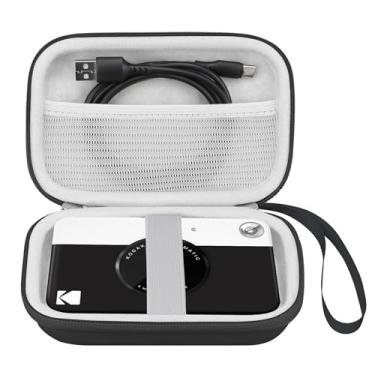 Imagem de Elonbo Estojo de transporte para câmera KODAK Printomatic digital de impressão instantânea, bolsa de armazenamento portátil para impressora fotográfica Bluetooth, bolsa de malha para papel fotográfico