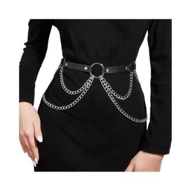 Imagem de Cinto De Corpo Ajustável De Moda Gótica Para Mulheres, Corset Suspendo