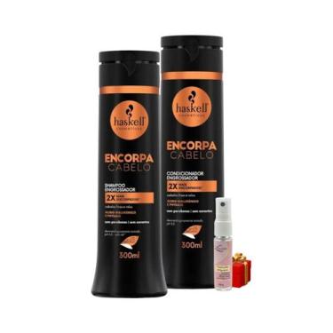 Imagem de Kit Haskell Encorpa Shampoo 300ML + 1 Condicionador 300ML + Presente L