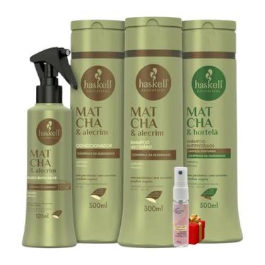 Imagem de Kit Haskell Matcha 300ml Completo 4 itens + Presente Lourre 15ml
