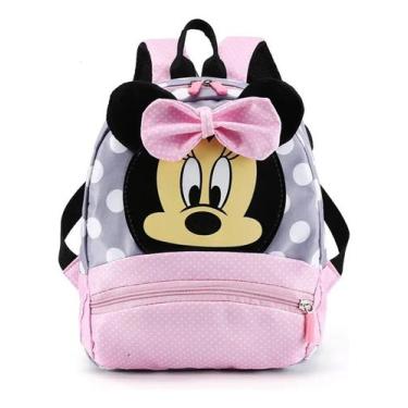 Imagem de Mochila Infantil Minnie Escolar E Passeio De Crianças E Bebê Rosa Minn