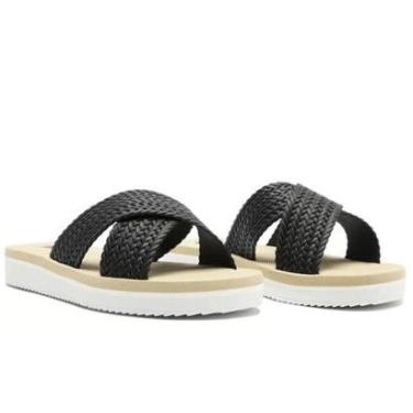 Imagem de Sandália Anacapri Preta Tiras Cruzadas Pop Flatform-Feminino