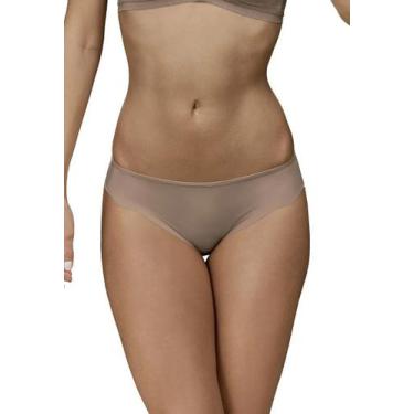 Imagem de Calcinha Biquíni Virtuel DeMillus 16498, Bege rosado, ME