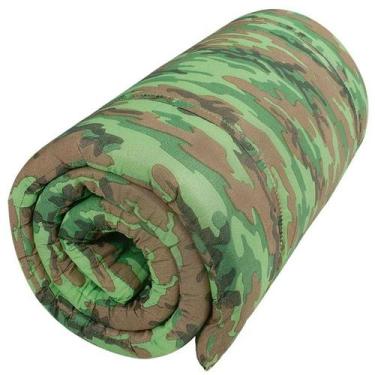 Imagem de Colchonete dobrável camuflado Camping 185x60x3 - MOR