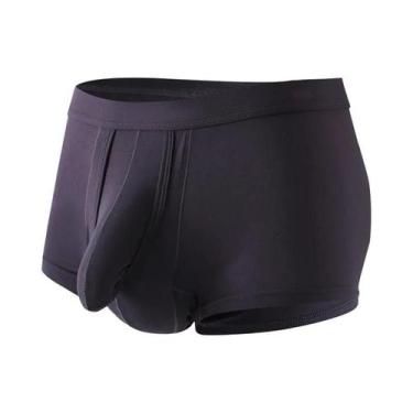 Imagem de Cueca Boxer Masculina Grande E Confortável, Respirável, Sem Costura, M