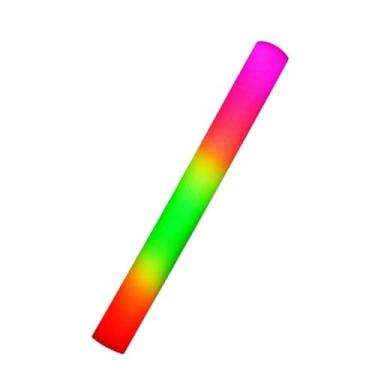 Imagem de Kit Bastão Led Festa Varinha Neon Aniversário Casamento Colorido (20,BASTÃO ESPUMA)