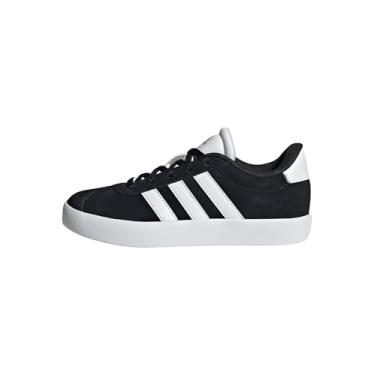 Imagem de adidas Tênis de skate unissex infantil Vl Court 3.0 (infantil), Preto/branco/preto, 20
