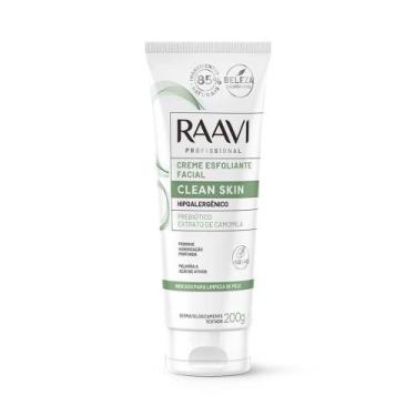Imagem de Creme Esfoliante Facial Clean Skin 200g Raavi Hipoalérgico