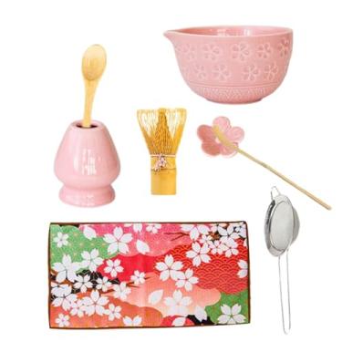 Imagem de Conjuntos Matcha, kit de copos de batedor Matcha, suporte de batedor de cerâmica japonês, para fazer chá para cozinha, casa, viagem, meditação, sobremesa, entusiastas de café, iniciantes, homens e