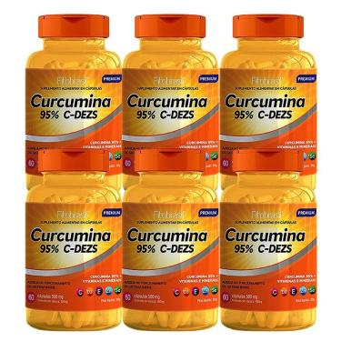 Imagem de Curcumina C-DESZ kit com 6 unidades (Curcumina, vitamina C, D, E, selênio e zinco) - 60 cáps